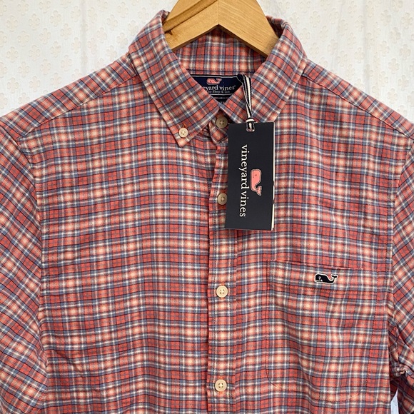 VINEYARD VINES Men's Allamanda Check Slim Tucker Shirt - Picture 5 of 7